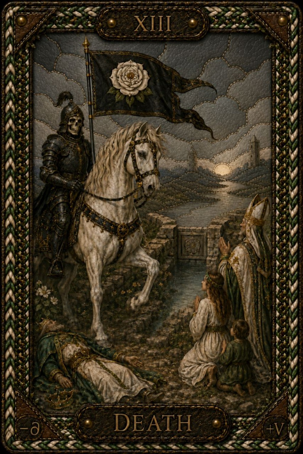 Death — an original Tarot card by Pavel Medvedev