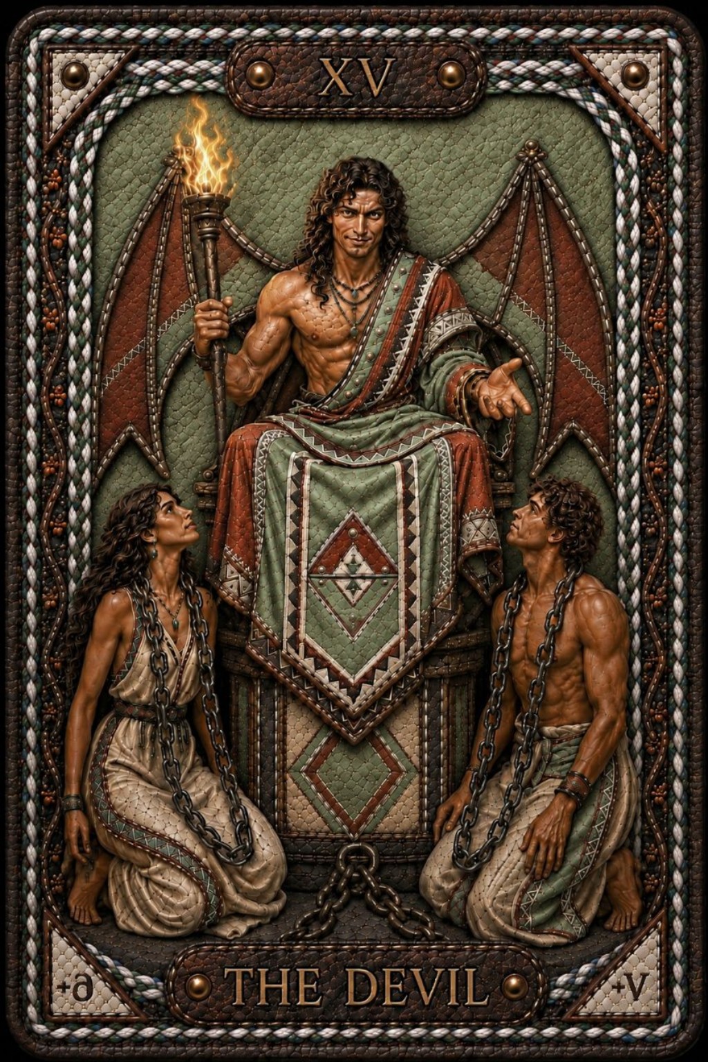 The Devil — an original Tarot card by Pavel Medvedev