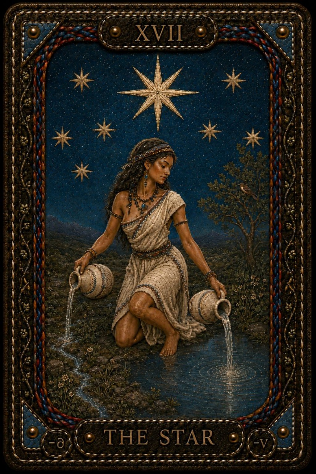 The Star — an original Tarot card by Pavel Medvedev